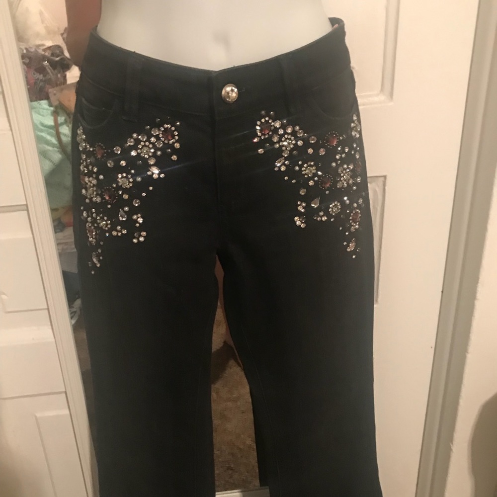 White house black market jeans sz0 black